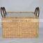 water hyacinth storage basket with iron frame 2015