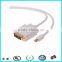 24+1 pin mini displayport to DVI male cable gold plated mini DP to DVI