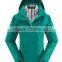 2016 New Style Waterproof Mountaineering Woman Outdoor3 in 1 Jacket