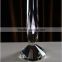 2016 New design black crystal made crystal glass candlestick