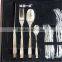 Best sell stainless steel 304 sand polish 24pcs cutlery set