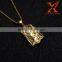 Men or women's 18K Gold Plated Filled Hip Hop Stainless Steel Jesus Head Pendant                        
                                                Quality Choice