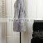 2015 New fashion women mink fur coat with grey color