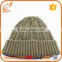 Design your own logo warm knitted beanies unisex winter knit hat