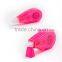 plastic transparent mini correction tape