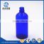 500ml glass blue boston glass pharceutical bottle with trigger sprayer