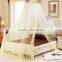 China supplier hanging round design summer bed mosquito net