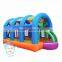 MOQ 1pc 0.55mm pvc tarpaulin inflatable soccer bounce house