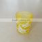 butterfly decal glass candle holder cheap, candle cup, OEM, home decoration