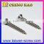 M3.5 Recessed Flat Head Chipboard Stainless Steel Screw From Taiwan
