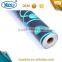 Roll Wrapping Blue Flower Printing Dining Room PVC Self Adhesive Foil