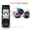 3 in1 RF wireless remote control electronic key finder with Red LED indicator lamps