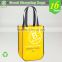 On-trend utility recycle glossy laminated tote shopping bag reusable