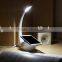 Fashion LED Desk Table Lamp and Qi Wireless Desktop Charger Charging Station for Qi Enabled Smartphones