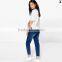 new model mid rise knee rips boyfriend jeans jeans womenJXA092