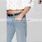 low rise light wash boyfriend style fashion women jeans (JXA018)