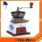 Mini Wood Manual Coffee Mill Stand Bowl Antique Hand Operation Coffee Bean Grinder