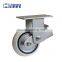 6 inches heavy-duty polyurethane swivel caster wheels, PU rigid shock absorbing casters, pu trolley wheels