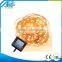 10m 100leds christmas decoration led copper wire solar string light