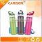 Hot sale portable stable tritan plastic drinking bottle with straw