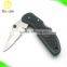 Best quality pp black handle pocket knife