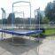 2014 Hot Sale Big Square Trampoline With Enclosure