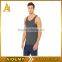 Aidemy fashion mens grey 100%cotton tank top and gym stringer tank tops