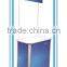 Portable aluminum and plastic folding sales counter