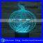 Creative Pumpkin Shaped 3D Night Light Fancy Halloween Decoration Touch Pumpkin Lamp