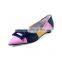 2016 new design PU shoes ballerina shoes women flat pointed toe ballerinas