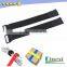 Good quality Black hook and loop strap with metal buckle