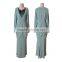 2016 New style special style elegant lace long sleeve muslim evening dress