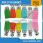 ROHS 6oz pink, blue, green, orange, yellow & white HDPE ESD solvent dispenser
