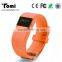 TW64s best selling quick response connection pedometer Heart rate wristband