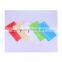 Colorful clear bag with button, pp envelope bag