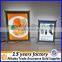High quality transparent led advertising display sign acrylic crystal diy led wall mount sign frame