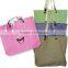 canvas shopping bag reusable shopping bag plastic shopping bag with soft loop