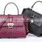 OEM ODM Leather Handbag for Women, Genuine Crocodile Skin