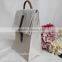 canvas storage fabric bags with leather handles handbags
