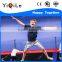 Indoor trampoline park gymnastic square trampoline best trampoline brand