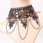 MYLOVE Vintage Gothic Antique Bronze Skull Pendant Necklace Punk Halloween Jewelry Gift MLY267