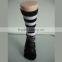 GS custom beautiful scenery design cotton striped design heat transfer polyester men sublimatiom printed socks