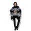 Pretty steps 2015 Wholesale China online womens winter poncho shawl printed knitted winter tops