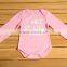 2016 High Quality Newest Style Baby Girl Romper Baby Winter Romper Valentine's Day