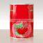 Export Middle East Africa easy open 70g 210g 2.2kg 800g OEM ODM ketchup Tomato Sauce Canned Tomato paste