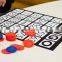 25 White Interlocking Radial Poker Chips - 2 Grams