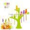 Kawachi Trees Bird Fruit Fork Tableware Dinnerware Sets Birdie Green Fruit Fork Set
