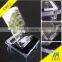 2016 hot selling and new design square 3mm acrylic mobile phone display stand