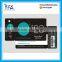 Non standard plastic PVC die cut loyalty card with small key tag