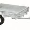 Economic Hot Dipped Galvanized 7x5ft Fully Welded Stronger Single Axle Box Trailer